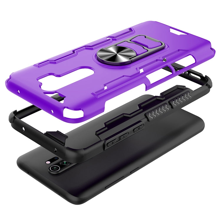 For Xiaomi Redmi Note 8 Pro Shockproof PC + TPU Protective Case with Beer Opener & Car Holder