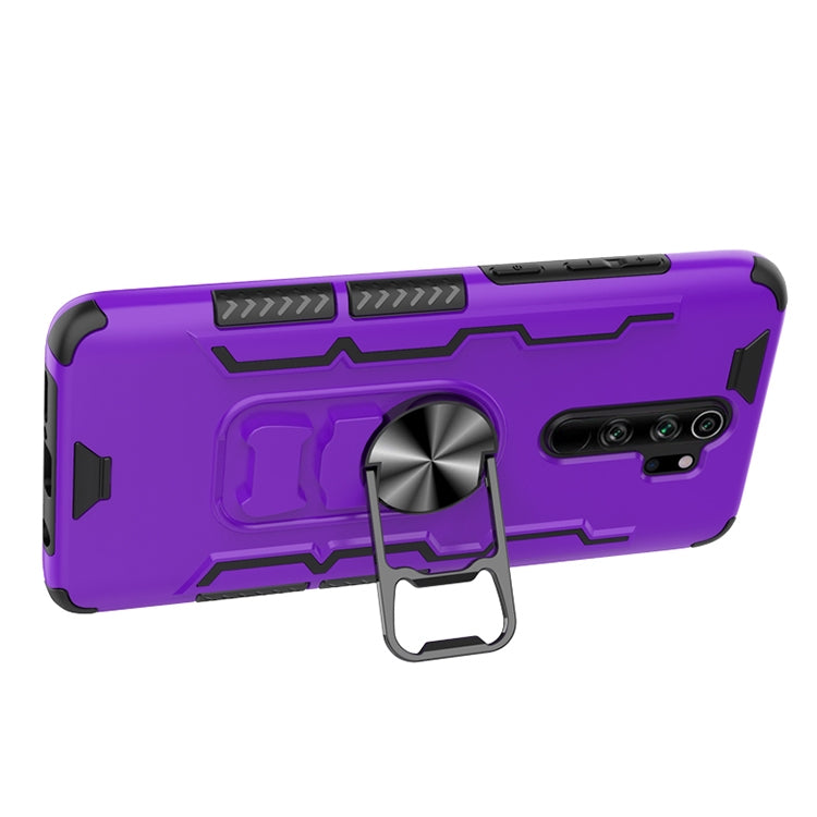 For Xiaomi Redmi Note 8 Pro Shockproof PC + TPU Protective Case with Beer Opener & Car Holder