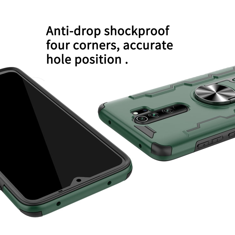 For Xiaomi Redmi Note 8 Pro Shockproof PC + TPU Protective Case with Beer Opener & Car Holder