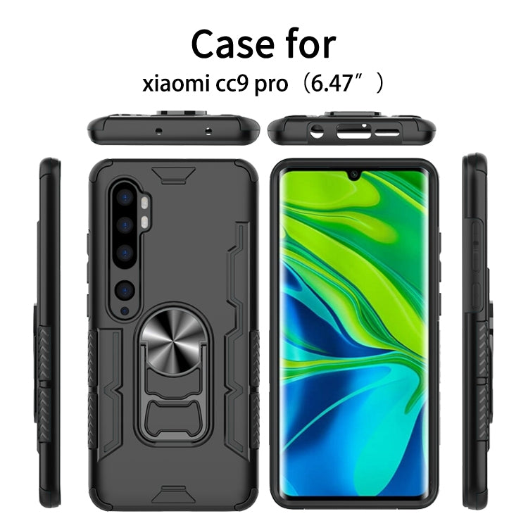 For Xiaomi Mi CC9 Pro / Mi Note 10 Shockproof PC + TPU Protective Case with Beer Opener & Car Holder