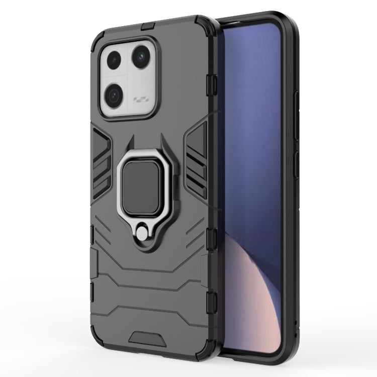 For Xiaomi 13 Shockproof PC + TPU Phone Case with Magnetic Ring Holder