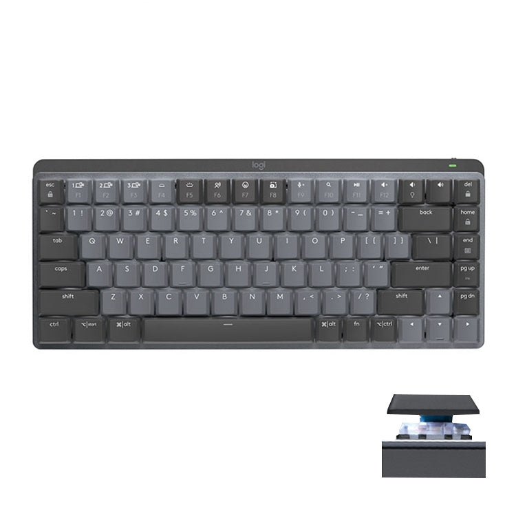 Logitech MX Mechanical Mini Wireless Bluetooth Dual Mode Keyboard with Logi Bolt USB Receiver