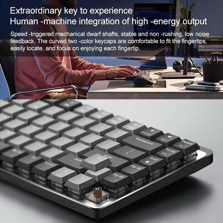 Logitech MX Mechanical Mini Wireless Bluetooth Dual Mode Keyboard with Logi Bolt USB Receiver