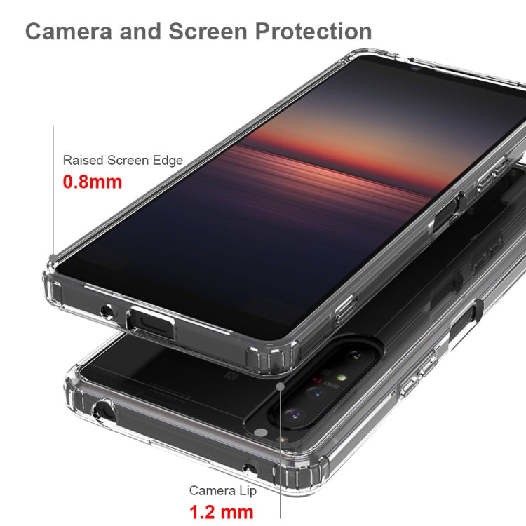 For Sony Xperia 1 II Scratchproof TPU + Acrylic Protective Case