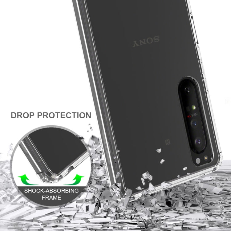 For Sony Xperia 1 II Scratchproof TPU + Acrylic Protective Case