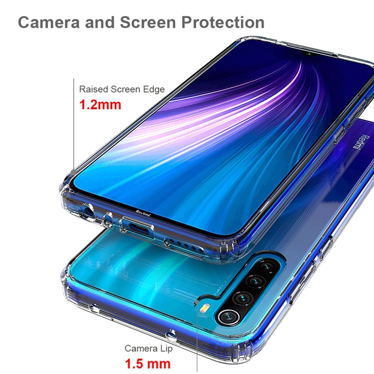 For Xiaomi Redmi Note 8T Scratchproof TPU + Acrylic Protective Case