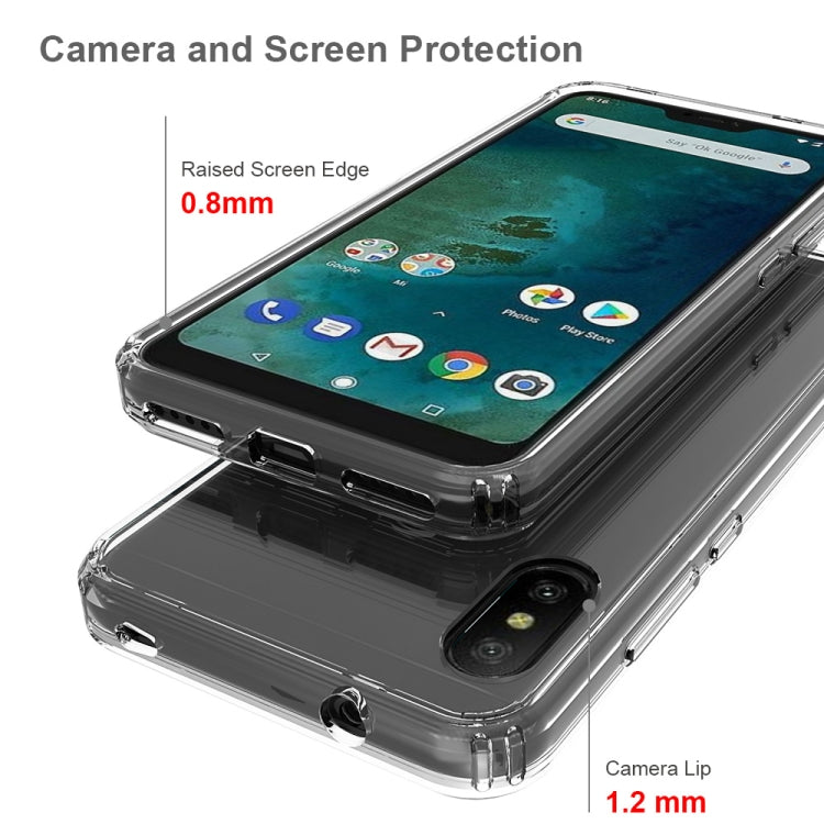 For Xiaomi Mi A2 Lite / Redmi 6 Pro Scratchproof TPU + Acrylic Protective Case
