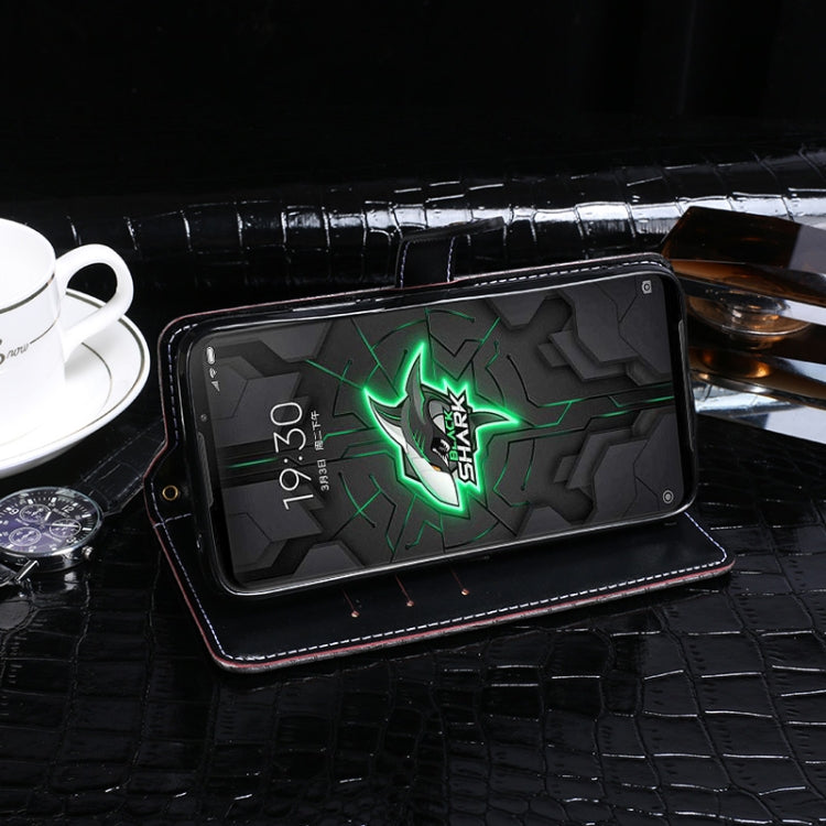 For Xiaomi Black Shark 3 idewei Crocodile Texture Horizontal Flip Leather Case with Holder & Card Slots & Wallet