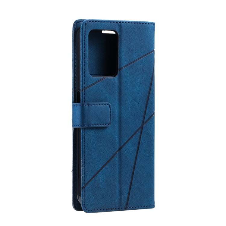 For Realme C30 4G Skin Feel Splicing Leather Phone Case