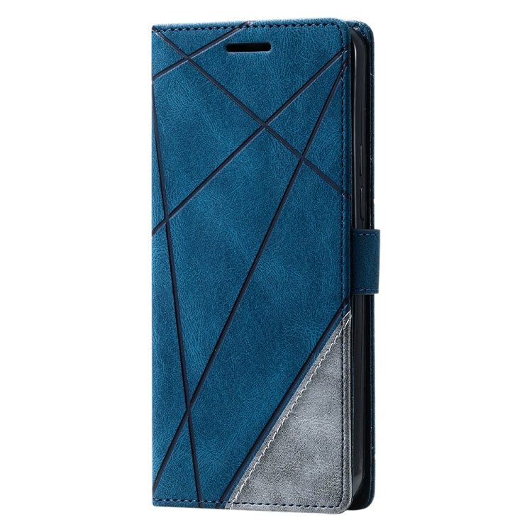 For Xiaomi Redmi 11 Prime 4G Skin Feel Splicing Leather Phone Case