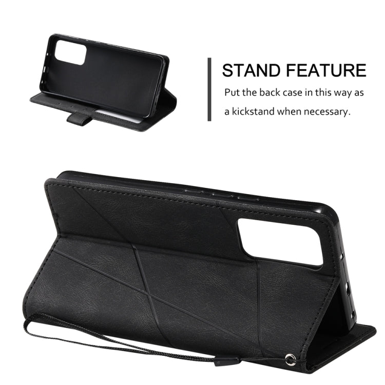 For Xiaomi Redmi 11 Prime 4G Skin Feel Splicing Leather Phone Case