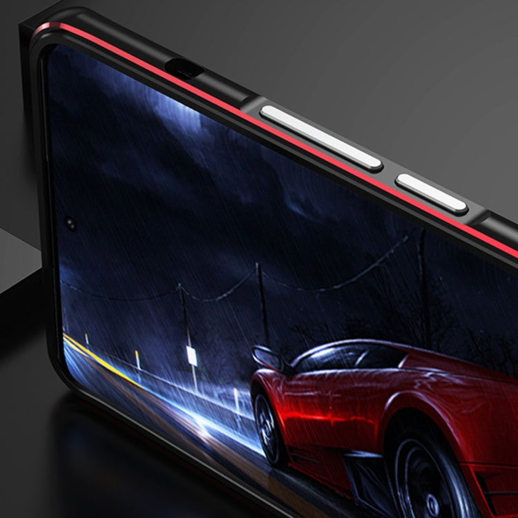 For Xiaomi 12S Ultra Aurora Metal Frame Protective Phone Case