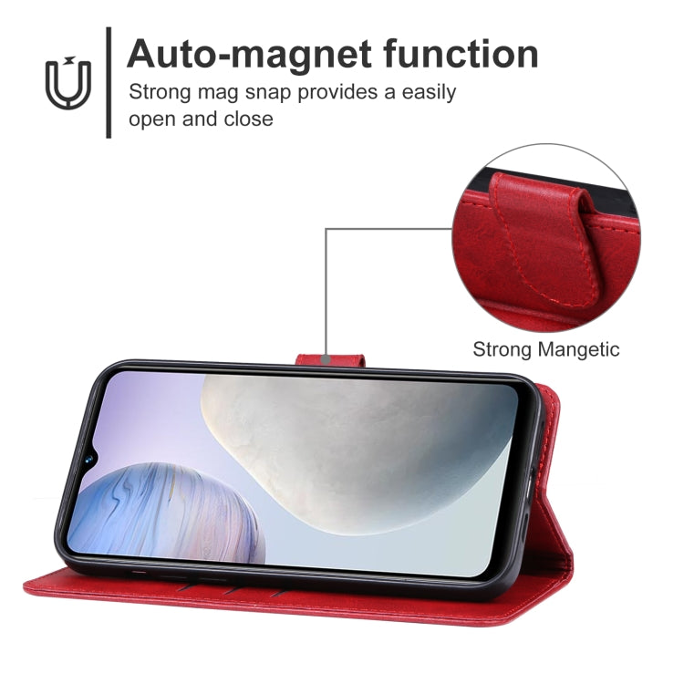 For vivo Y02 Leather Phone Case