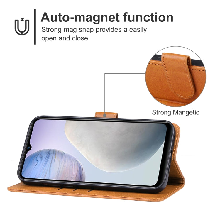 For vivo Y02 Leather Phone Case