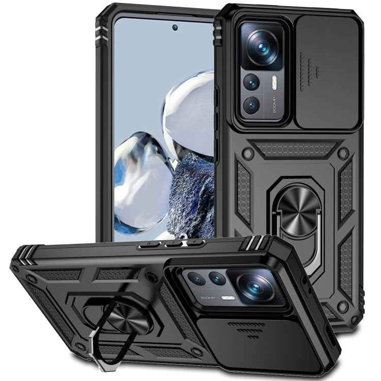 For Xiaomi 12T/12T Pro/Redmi K50 Ultra Sliding Camshield Holder Phone Case