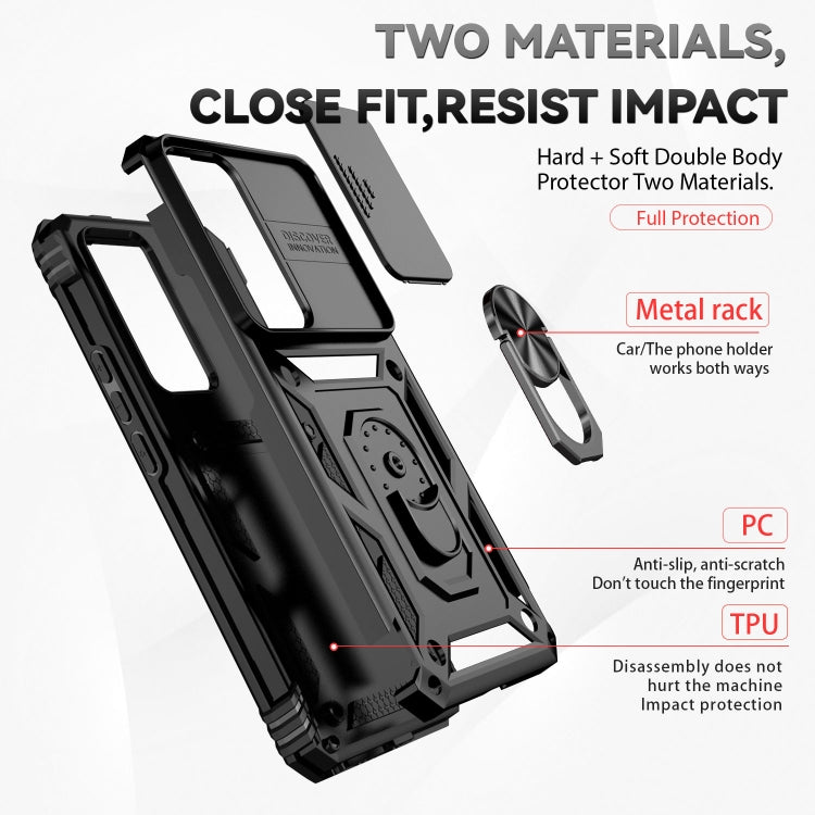 For Xiaomi 12T/12T Pro/Redmi K50 Ultra Sliding Camshield Holder Phone Case