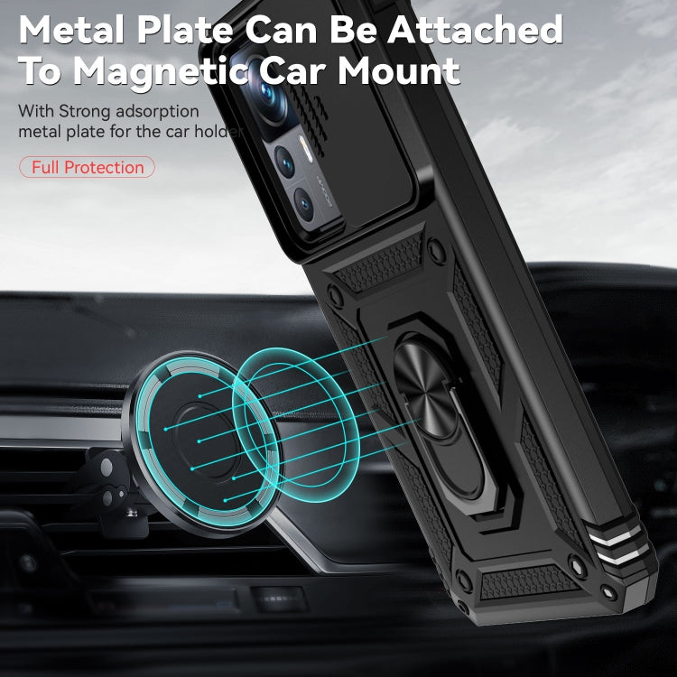 For Xiaomi 12T/12T Pro/Redmi K50 Ultra Sliding Camshield Holder Phone Case