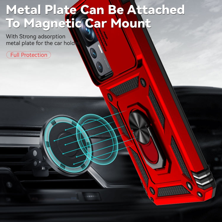 For Xiaomi 12T/12T Pro/Redmi K50 Ultra Sliding Camshield Holder Phone Case