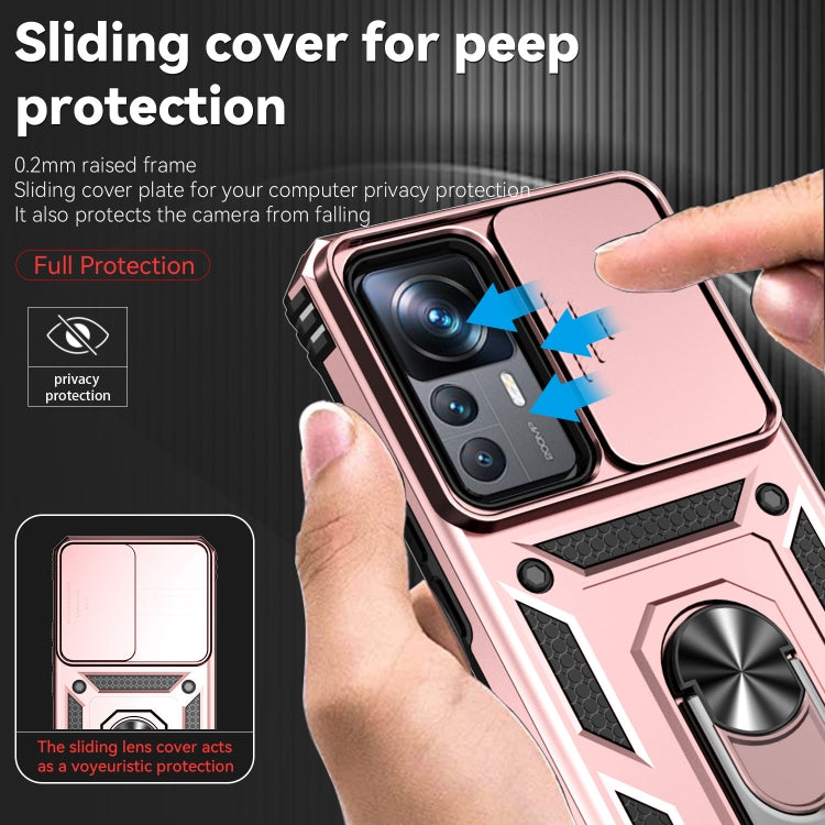 For Xiaomi 12T/12T Pro/Redmi K50 Ultra Sliding Camshield Holder Phone Case