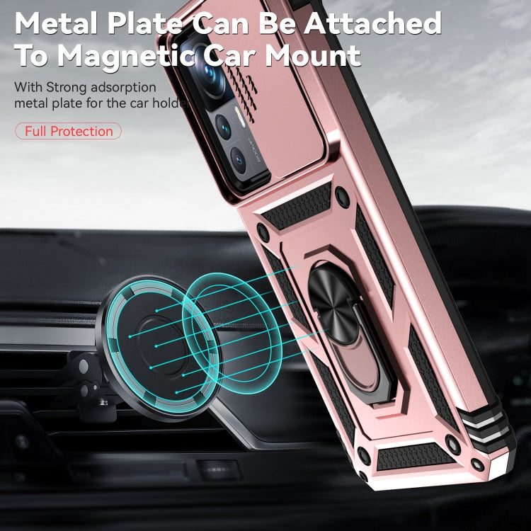 For Xiaomi 12T/12T Pro/Redmi K50 Ultra Sliding Camshield Holder Phone Case