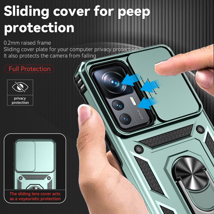 For Xiaomi 12T/12T Pro/Redmi K50 Ultra Sliding Camshield Holder Phone Case