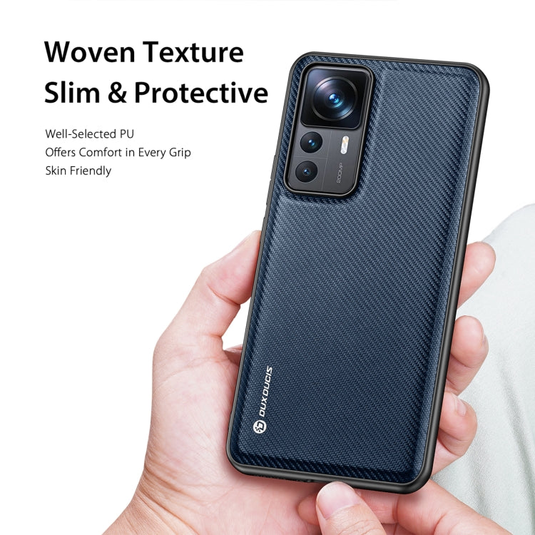 For Xiaomi 12T DUX DUCIS Fino Series PU + TPU Phone Case