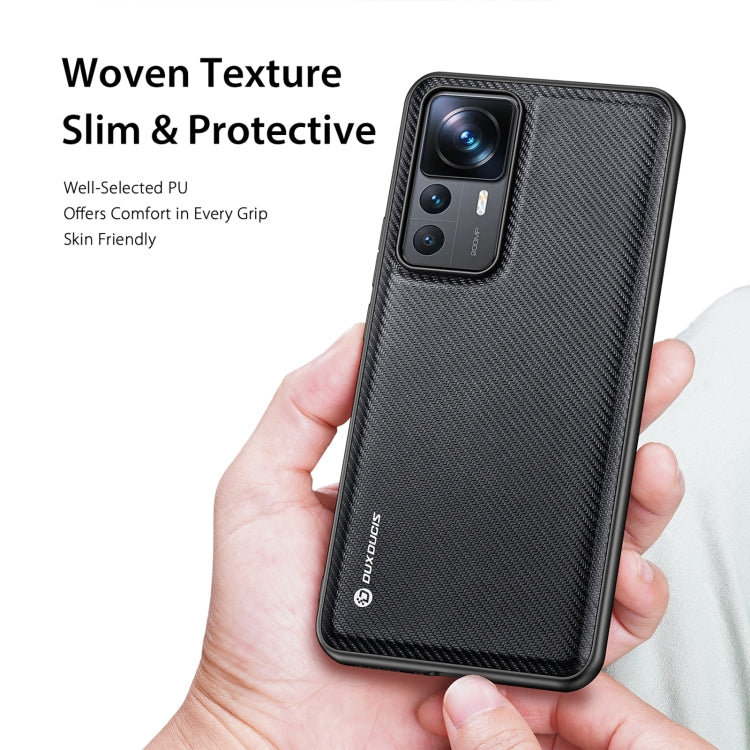 For Xiaomi 12T DUX DUCIS Fino Series PU + TPU Phone Case