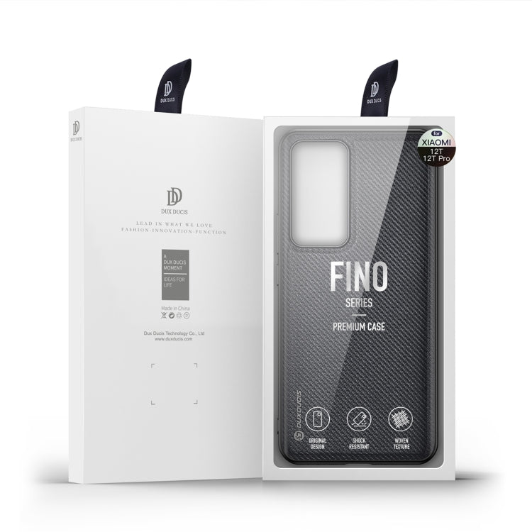 For Xiaomi 12T DUX DUCIS Fino Series PU + TPU Phone Case