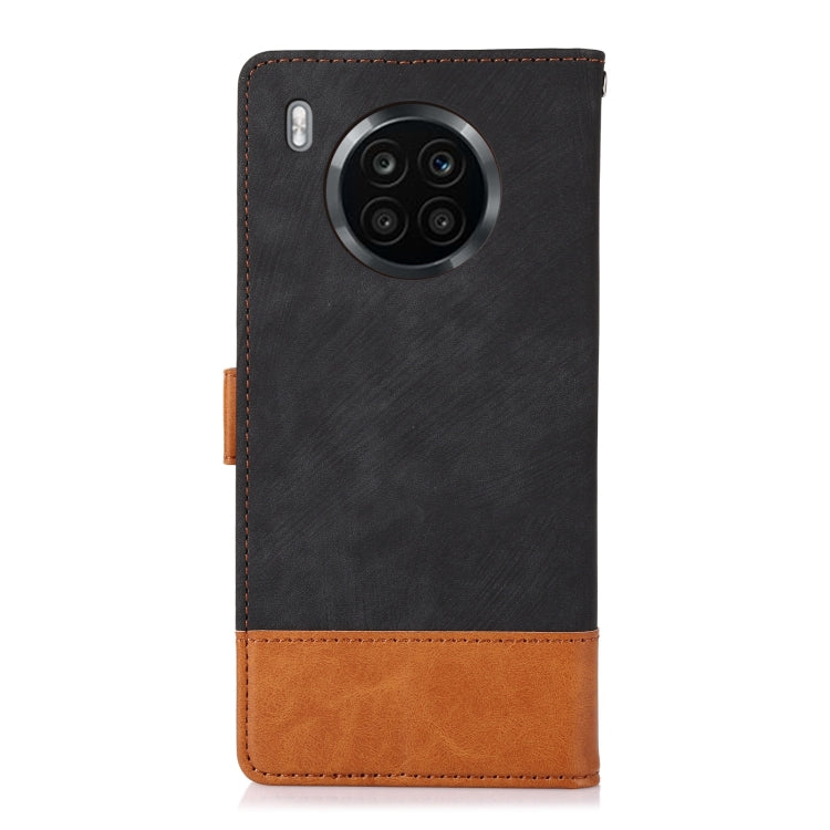 For Honor 50 Lite Splicing Leather Phone Case