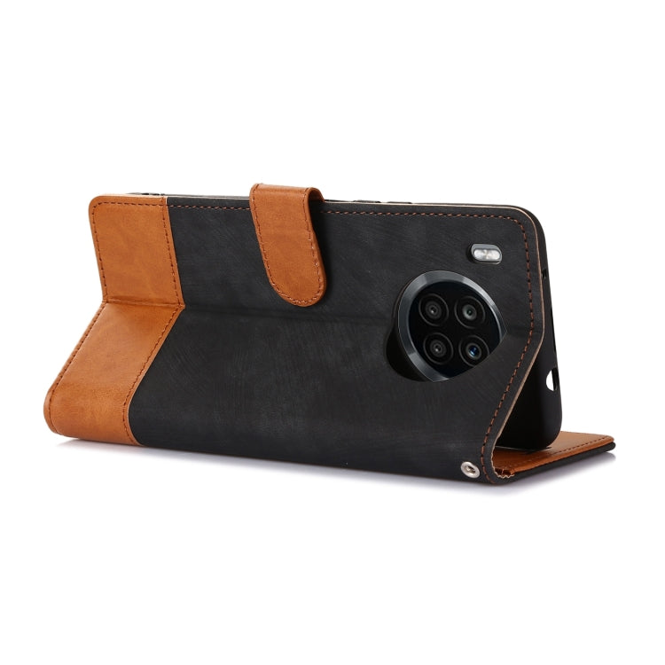 For Honor 50 Lite Splicing Leather Phone Case