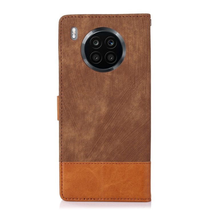 For Honor 50 Lite Splicing Leather Phone Case