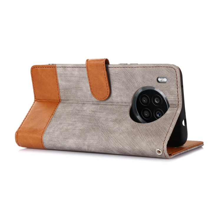 For Honor 50 Lite Splicing Leather Phone Case