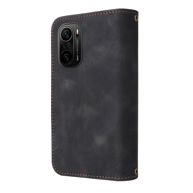 For Xiaomi Redmi K40 / Poco F3 Multifunctional Card Slot Zipper Wallet Leather Phone Case