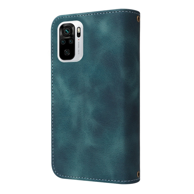 For Xiaomi Redmi Note 10 4G Multifunctional Card Slot Zipper Wallet Leather Phone Case