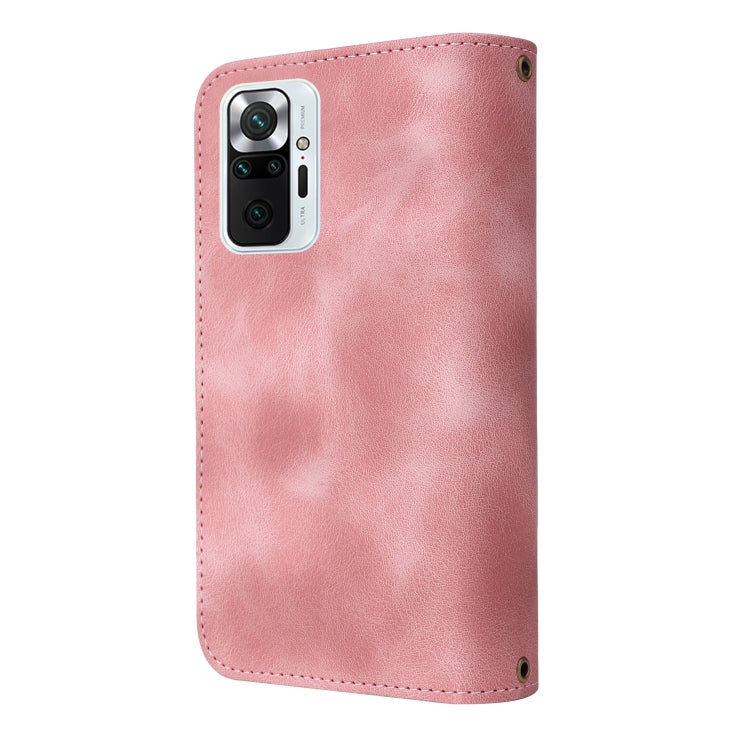 For Xiaomi Redmi Note 10 Pro 4G Multifunctional Card Slot Zipper Wallet Leather Phone Case