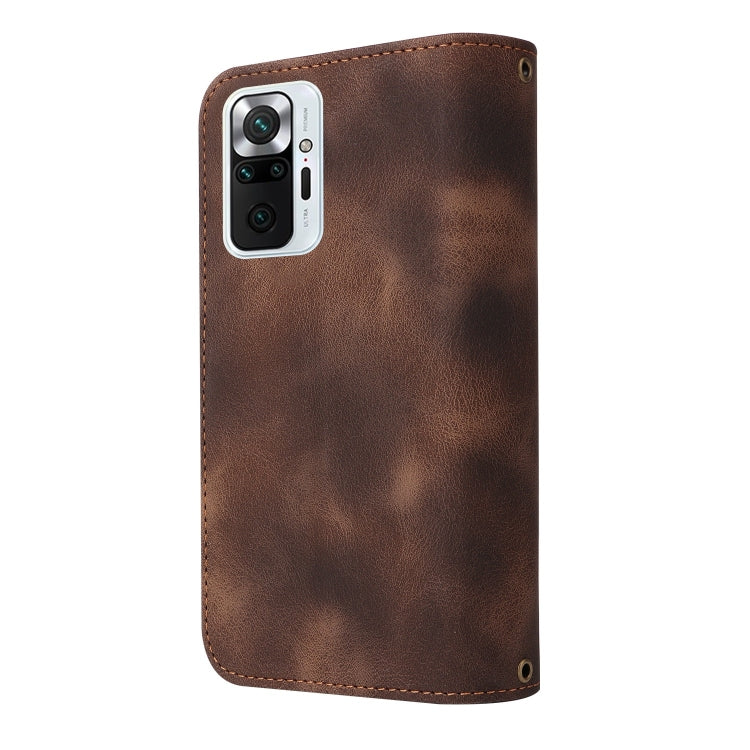 For Xiaomi Redmi Note 10 Pro 4G Multifunctional Card Slot Zipper Wallet Leather Phone Case