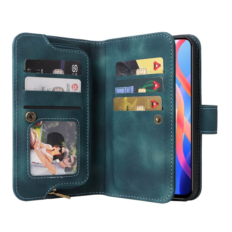 For Xiaomi Redmi Note 11 5G Multifunctional Card Slot Zipper Wallet Leather Phone Case