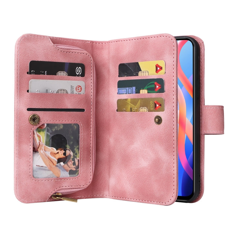 For Xiaomi Redmi Note 11 5G Multifunctional Card Slot Zipper Wallet Leather Phone Case