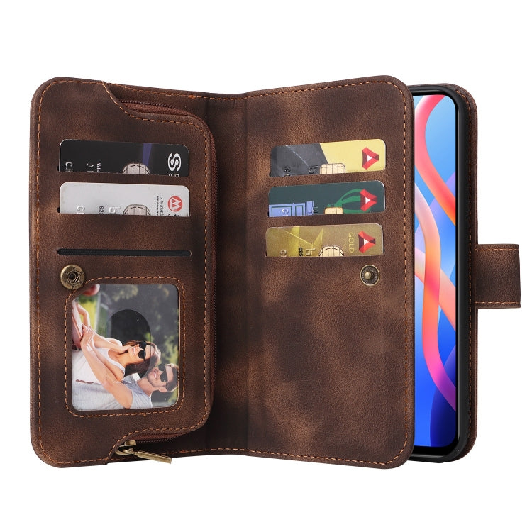 For Xiaomi Redmi Note 11 5G Multifunctional Card Slot Zipper Wallet Leather Phone Case