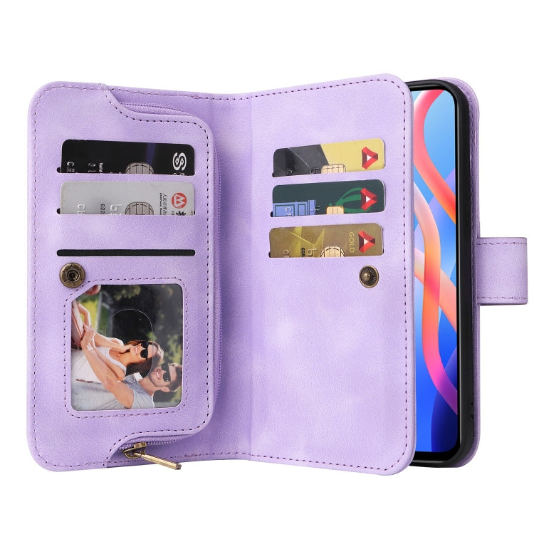 For Xiaomi Redmi Note 11 5G Multifunctional Card Slot Zipper Wallet Leather Phone Case