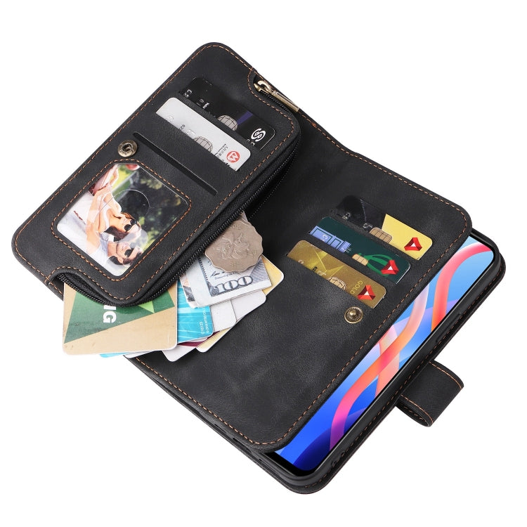 For Xiaomi Redmi Note 11 5G Multifunctional Card Slot Zipper Wallet Leather Phone Case
