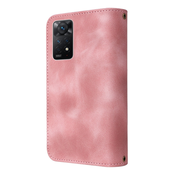 For Xiaomi Redmi Note 11 Pro Global Multifunctional Card Slot Zipper Wallet Leather Phone Case