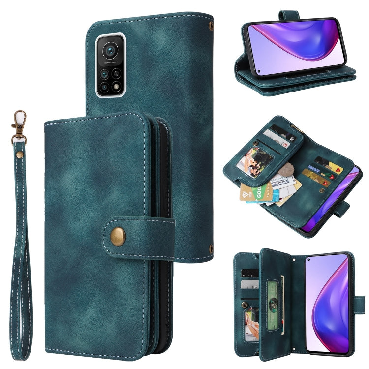 For Xiaomi Mi 10T 5G / 10T Pro 5G Multifunctional Card Slot Zipper Wallet Leather Phone Case