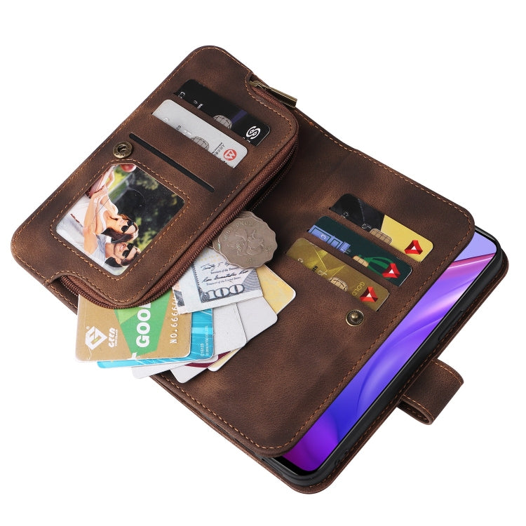 For Xiaomi Mi 10T 5G / 10T Pro 5G Multifunctional Card Slot Zipper Wallet Leather Phone Case
