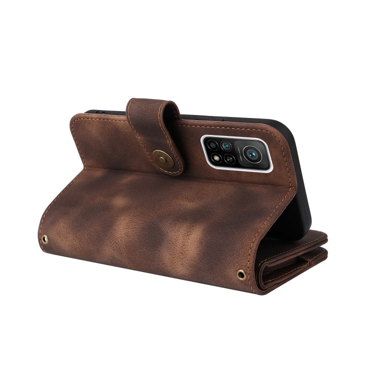 For Xiaomi Mi 10T 5G / 10T Pro 5G Multifunctional Card Slot Zipper Wallet Leather Phone Case