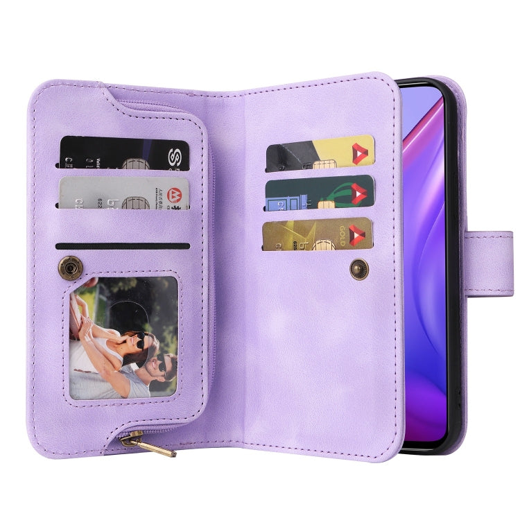 For Xiaomi Mi 10T 5G / 10T Pro 5G Multifunctional Card Slot Zipper Wallet Leather Phone Case