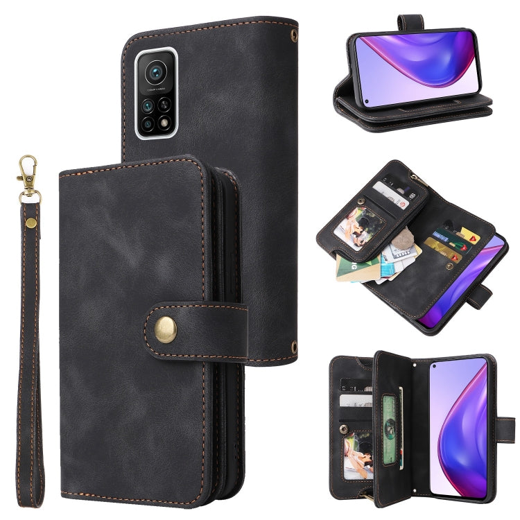 For Xiaomi Mi 10T 5G / 10T Pro 5G Multifunctional Card Slot Zipper Wallet Leather Phone Case