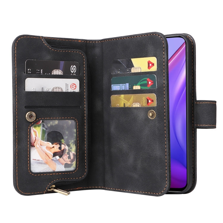 For Xiaomi Mi 10T 5G / 10T Pro 5G Multifunctional Card Slot Zipper Wallet Leather Phone Case