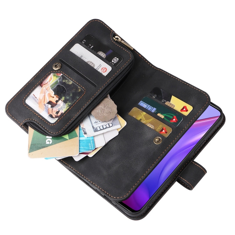 For Xiaomi Mi 10T 5G / 10T Pro 5G Multifunctional Card Slot Zipper Wallet Leather Phone Case