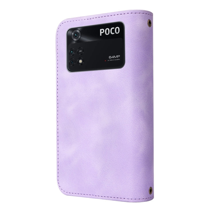 For Xiaomi Poco M4 Pro 5G Multifunctional Card Slot Zipper Wallet Leather Phone Case